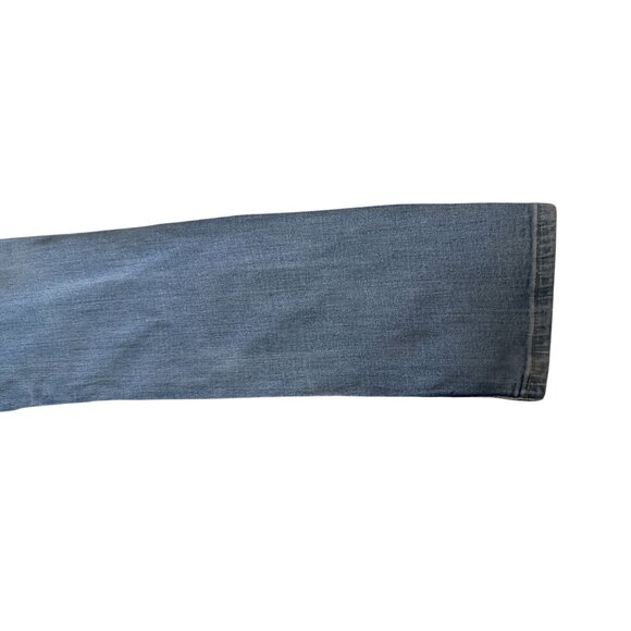 ABERCROMBIE Kids Blue Straight Leg Jeans Size 9/10 Long - Picture 4 of 5